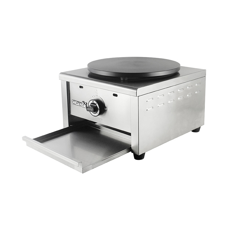 Mesin Pembuat Krep Gas Alam/LPG Lapis Teflon Stainless Steel